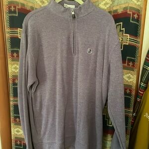 Peter Millar 1/4 zip golf pullover lavender L